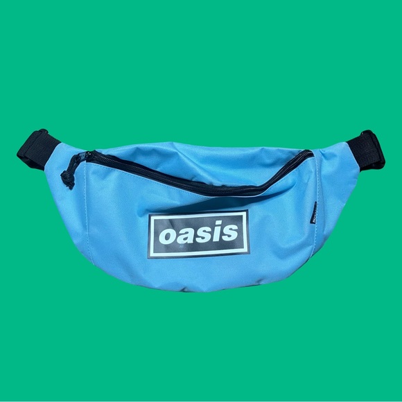 Rocksax Handbags - ☀️ Rocksax Oasis Rock Band Fanny Pack OSFA Sky Blue